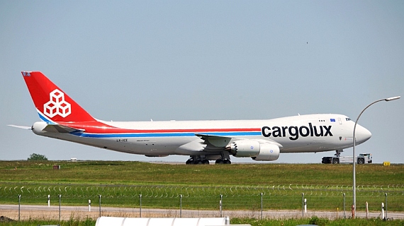 Die LX-VCE auf der Homebase von Cargolux - Foto: Andreas Herzog