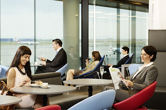 Business Lounge im Schengen Bereich - Foto: AUA