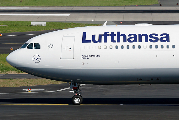 Airbus A340-300 der Lufthansa - Foto: Andreas Lötsch