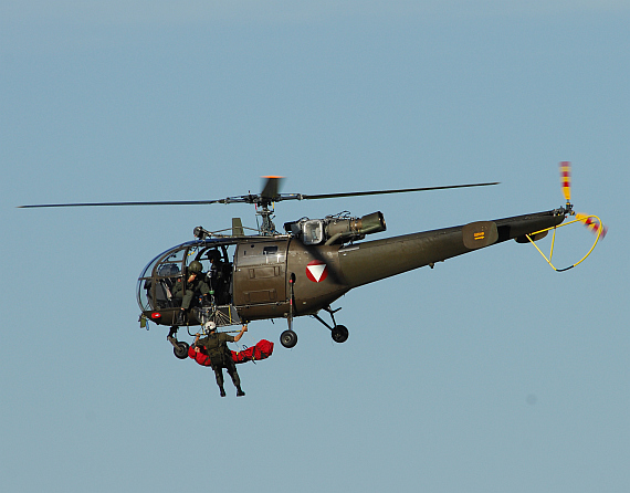 Die Alouette III bewährt sich seit Jahrzehnten im Ausbildungs- Verbindungs- und Rettungsflugbetrieb - Foto: Austrian Wings Media Crew