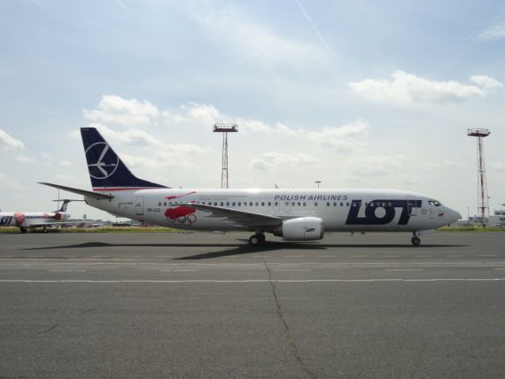 Boeing 737 in Olympia-Sonderbemalung (Symbolbild) - Foto: LOT