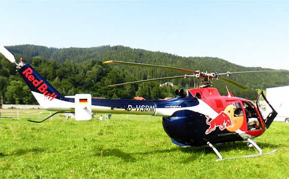 Kunstflugtaugliche BO 105 der Flying Bulls - Foto: Franz Zussner Kunstflugtaugliche BO 105 der Flying Bulls - Foto: Franz Zussner