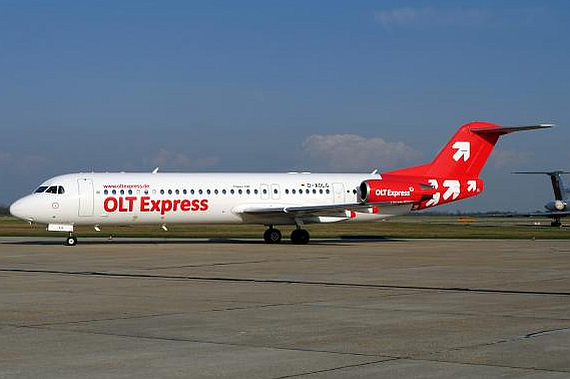 Fokker 100 von OLT Express - Foto: OLt Express