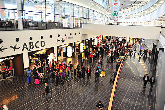 Der Check In 3 / Skylink von innen - Foto: Austrian Wings Media Crew