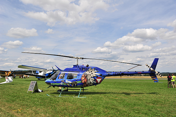 OH-58 "Kiowa" des Bundesheeres in Sonderlackierung