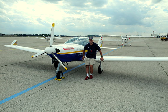 Helmuth Lehner mit seiner Dynamic - Foto: Austrian Wings Media Crew