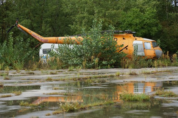 Dieser ehemalige SAR Helikopter stand viele Jahre lang auf dem Besucherdeck des Wiener Flughafens, dem AAM verdankt er, dass er vor der Verschrottung bewahrt wurde