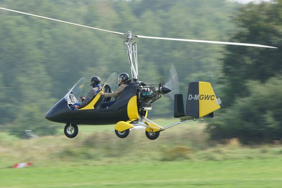 Tragschrauber beim Lowpass