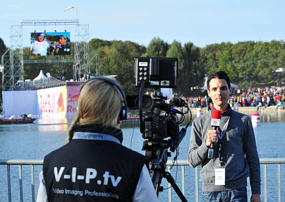 Für Sie vor Ort: Unser Medienpartner V-I-P TV - Foto: Austrian Wings Media Crew