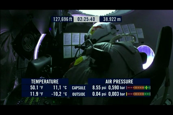 © Red Bull Stratos Webstream