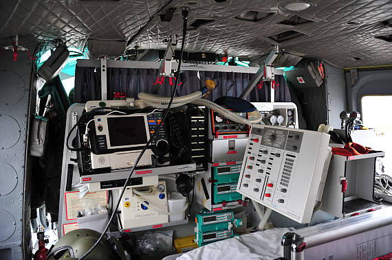 AB 212 des Bundesheeres in ITH-Konfiguration während des Fluges - Foto: Austrian Wings Media Crew
