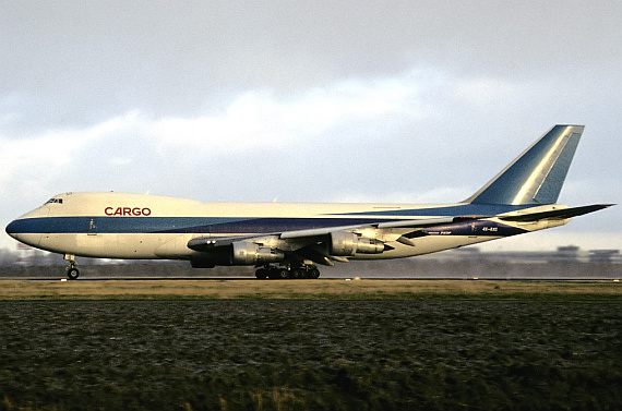 Die Unglücksmaschine 4X-AXG, aufgenommen Anfang der 1990er Jahre auf dem Flughafen Amsterdam Schiphol - Foto: J.Laporte