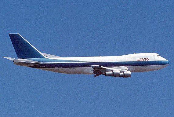 Die Unglücksmaschine 4X-AXG, aufgenommen im August 1990 kurz nach dem Start in New York JFK - Foto. Joe Pries Die Unglücksmaschine 4X-AXG, aufgenommen im August 1990 kurz nach dem Start in New York JFK - Foto. Joe Pries