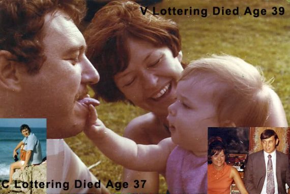 Diese Foto-Collage zeigt Vallerie und Cornelius Lottering, die Eltern von Samantha van der Walt, die beim Absturz der "Helderberg" ihr Leben verloren - Foto: Courtesy Samantha van der Walt