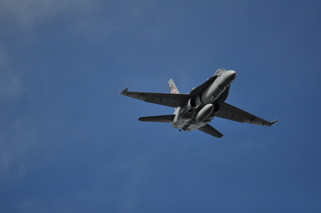 F/A-18 im Zielanflug - Foto: Michael E. Fader