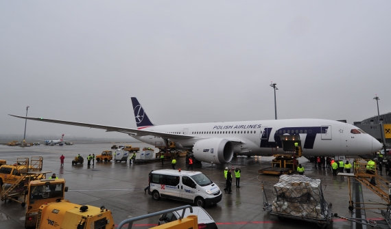 Boeing 787 Dreamliner in Wien - Foto: Austrian Wings Media Crew