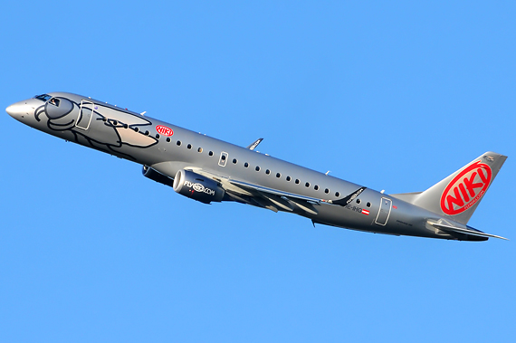 NIKI Embraer 190 - Foto: Austrian Wings NIKI Embraer 190 - Foto: Austrian Wings