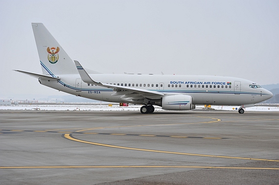 Boeing B737-7ED, BBJ (ZS-RSA), South African Government - Foto: Andy Herzog