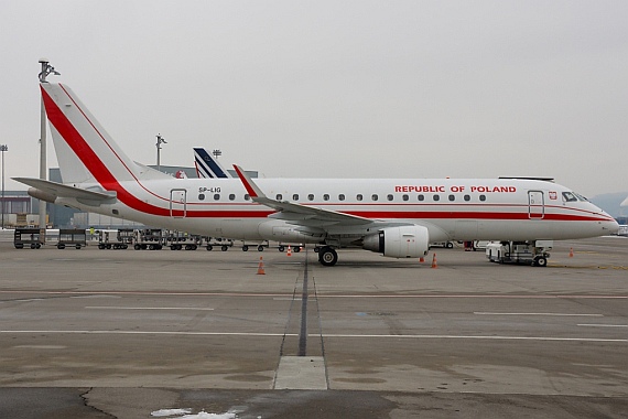 Embraer EMB-170-200LR (SP-LIG), Polish Government - Foto: Stefan Gschwind