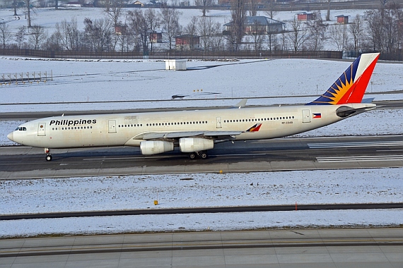 Airbus A340-313X (RP-C3431), Philippine Airlines - Foto: Andreas Schmucki