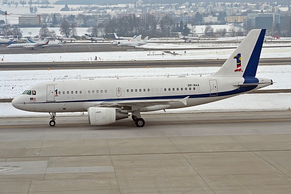 Airbus A319-115X, CJ (9M-NAA), Malaysia Air Force “1” - Foto: Andreas Schmucki