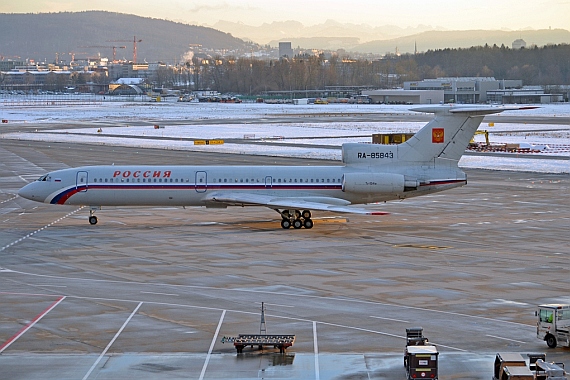 Tupolev Tu-154M (RA-85843) Rossiya (Russian Government) - Foto: Andreas Schmucki