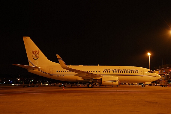 Boeing B737-7ED, BBJ (ZS-RSA), South African Government - Foto: Andy Herzog