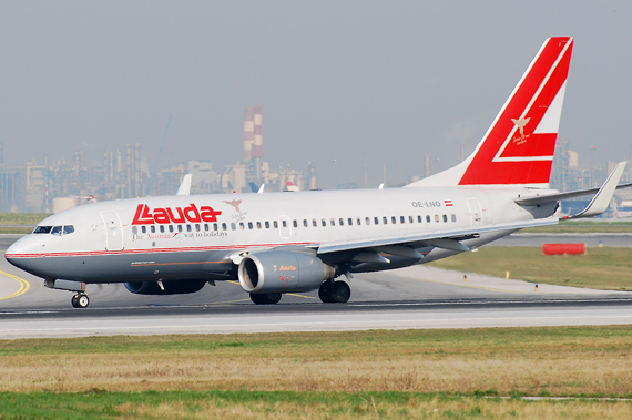 Lauda Air Boeing 737-700 OE-LNO - Foto: Austrian Wings Media Crew Lauda Air Boeing 737-700 OE-LNO - Foto: Austrian Wings Media Crew