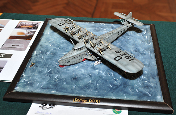 Diorama mit Do X Flugboot - Foto: PA / Austrian Wings Media Crew