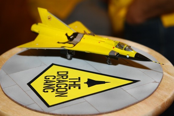 Saab J35 Draken der finnischen Streitkräfte in Sonderlackierung - Foto: Phil Weber Saab J35 Draken der finnischen Streitkräfte in Sonderlackierung - Foto: Phil Weber