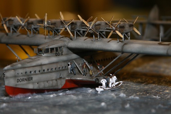 Closeup eines Dornier X Flugbootes - Foto: Phil Weber Closeup eines Dornier X Flugbootes - Foto: Phil Weber