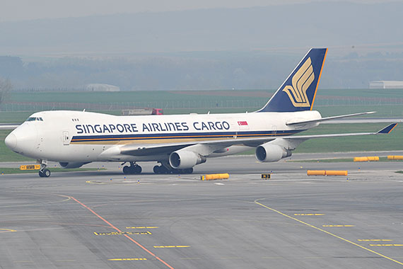 Singapore Airlines Cargo Boeing 747-400F 9V-SFN - Foto: PA / Austrian Wings Media Crew