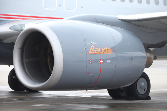Triebwerk der Boeing 737-800 OE-LNK - Foto: Christian Zeilinger Triebwerk der Boeing 737-800 OE-LNK - Foto: Christian Zeilinger