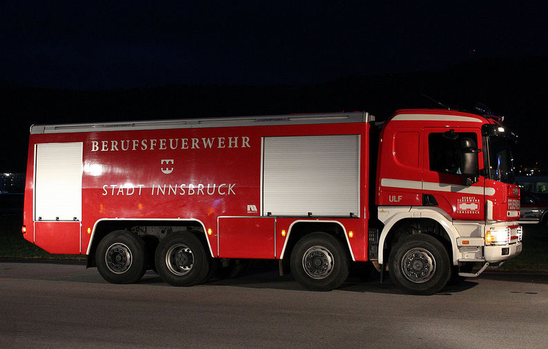 Notfallübung Dark 2013 auf dem Flughafen Innsbruck - Foto: Christian Schöpf