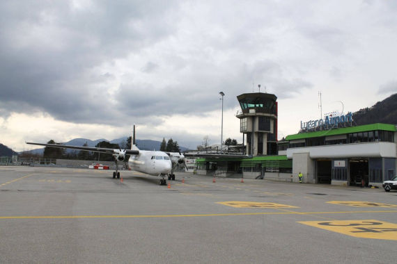 Nach der Ankunft in Lugano