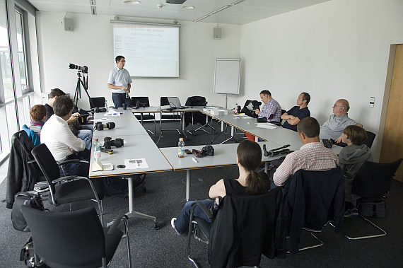 Workshop Flugzeugfotografie von Peter Hollos - Foto: A. May / Austrian Wings Media Crew