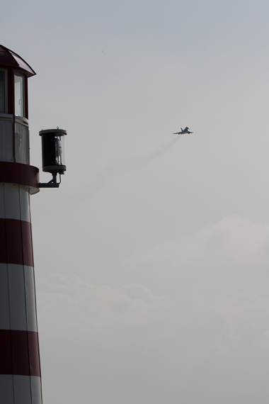 Eurofighter über Podersdorf - Foto: Peter Hollos