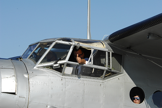 AN2 Closeup Pilot Spitzerberg 2013 - Foto: PA / Austrian Wings Media Crew