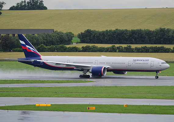 Aeroflot Boeing 777-300ER VP-BGD Startlauf 29 - Foto: PA / Austrian Wings Media Crew