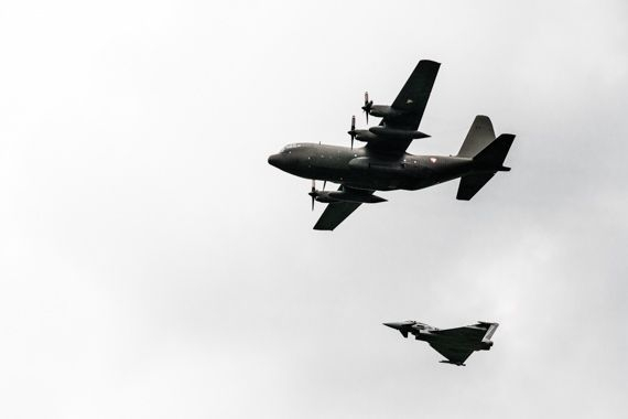 Airpower 2013 Bundesheer Herucles und Eurofighter Ulrich Lehner