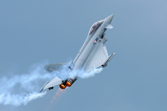 Airpower 2013 Eurofighter Nachbrenner Foto Austrian Wings