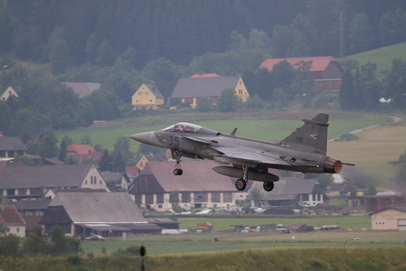 Airpower 2013 Gripen beim Start Peter Hollos