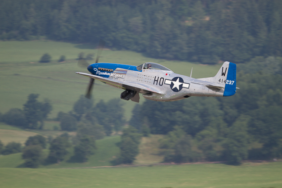 Airpower 2013 P-51 Mustang beim Start Peter Hollos