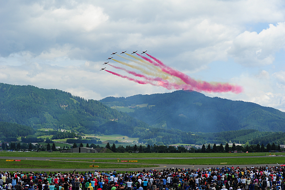 Airpower 2013 Patrulla Águila Display spanische Farben