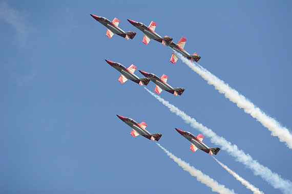 Das spanische Kunstflugteam Patrulla Águila