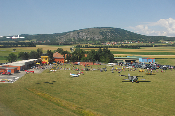 Spitzerberg 2013 Luftaufnahme des Flugplatzes - Foto: PA / Austrian Wings Media Crew