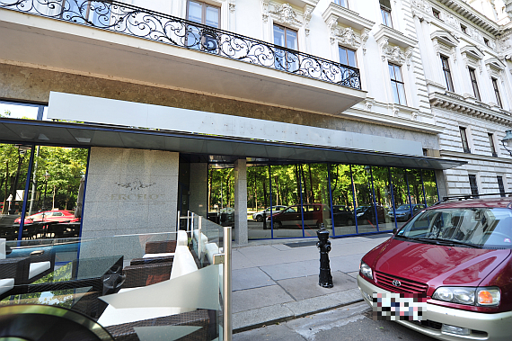 Das erst kürzlich geschlossene Aeroflot Büro vis a vis des Stadtparks - Foto: PA / Austrian Wings Media Crew Das erst kürzlich geschlossene Aeroflot Büro vis a vis des Stadtparks - Foto: PA / Austrian Wings Media Crew