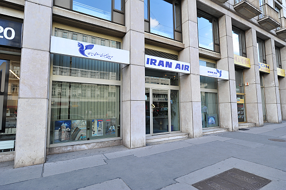 Das Iran Air Staddtbüro in Wien - Foto: PA / Austrian Wings Media Crew