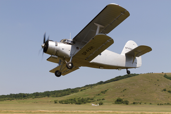 Die AN-2 wird auch heuer wieder am Spitzerberg für Rundflüge zur Verfügung stehen - Foto: Peter Hollos