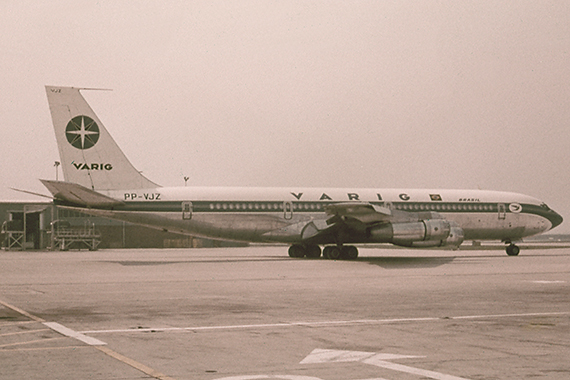Varig Boeing 707, PP-VJZ - Foto: Werner Fischdick Varig Boeing 707, PP-VJZ - Foto: Werner Fischdick
